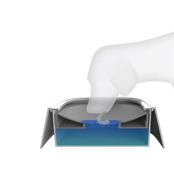 1.5L Cat Dog Water Bowl Carried Floating Bowl Anti-Overflow Slow Water Feeder Dispenser Pet Fountain ABS&PP Dog Supplies - Imagen 7