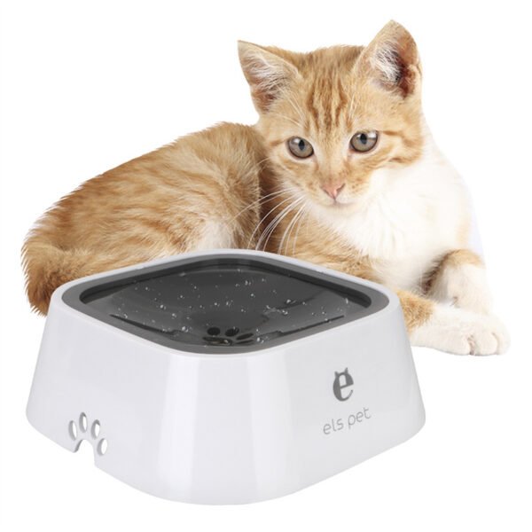 1.5L Cat Dog Water Bowl Carried Floating Bowl Anti-Overflow Slow Water Feeder Dispenser Pet Fountain ABS&PP Dog Supplies - Imagen 2