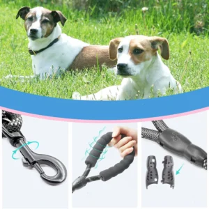 Pet Supplies Drop Shipping 4ft/5ft/6ft/7ft Dog Rope Leash Scarf Christmas Solid 5ft Nylon Dog Leash with Poop Bag Holder CN;ZHE